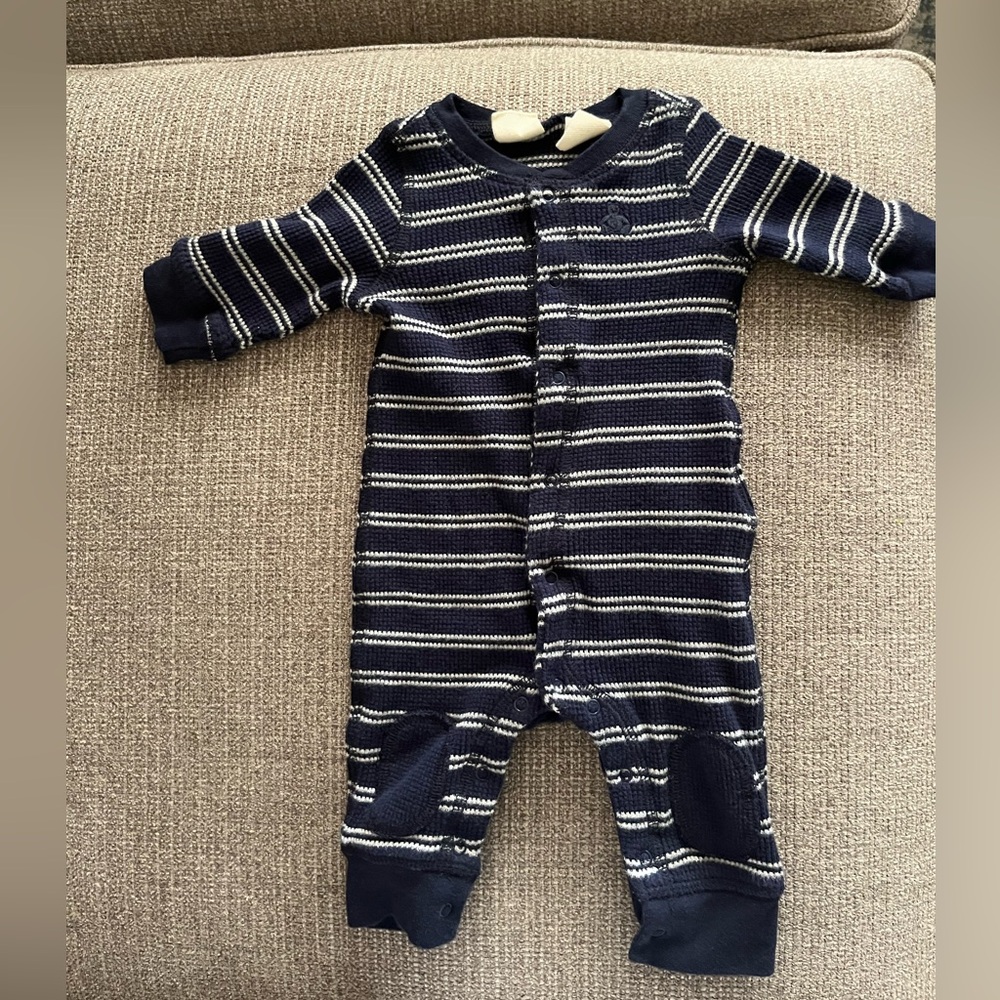 GAP Navy and White Striped Onepiece